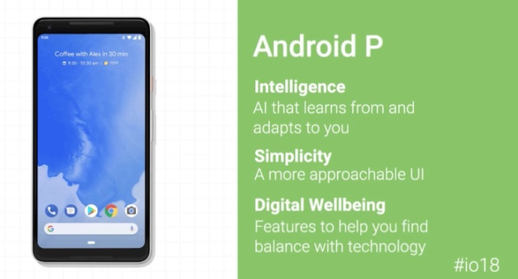גוגל מציגה את Android P 9.0